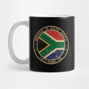 Vintage Republic of South Africa African Flag Mug